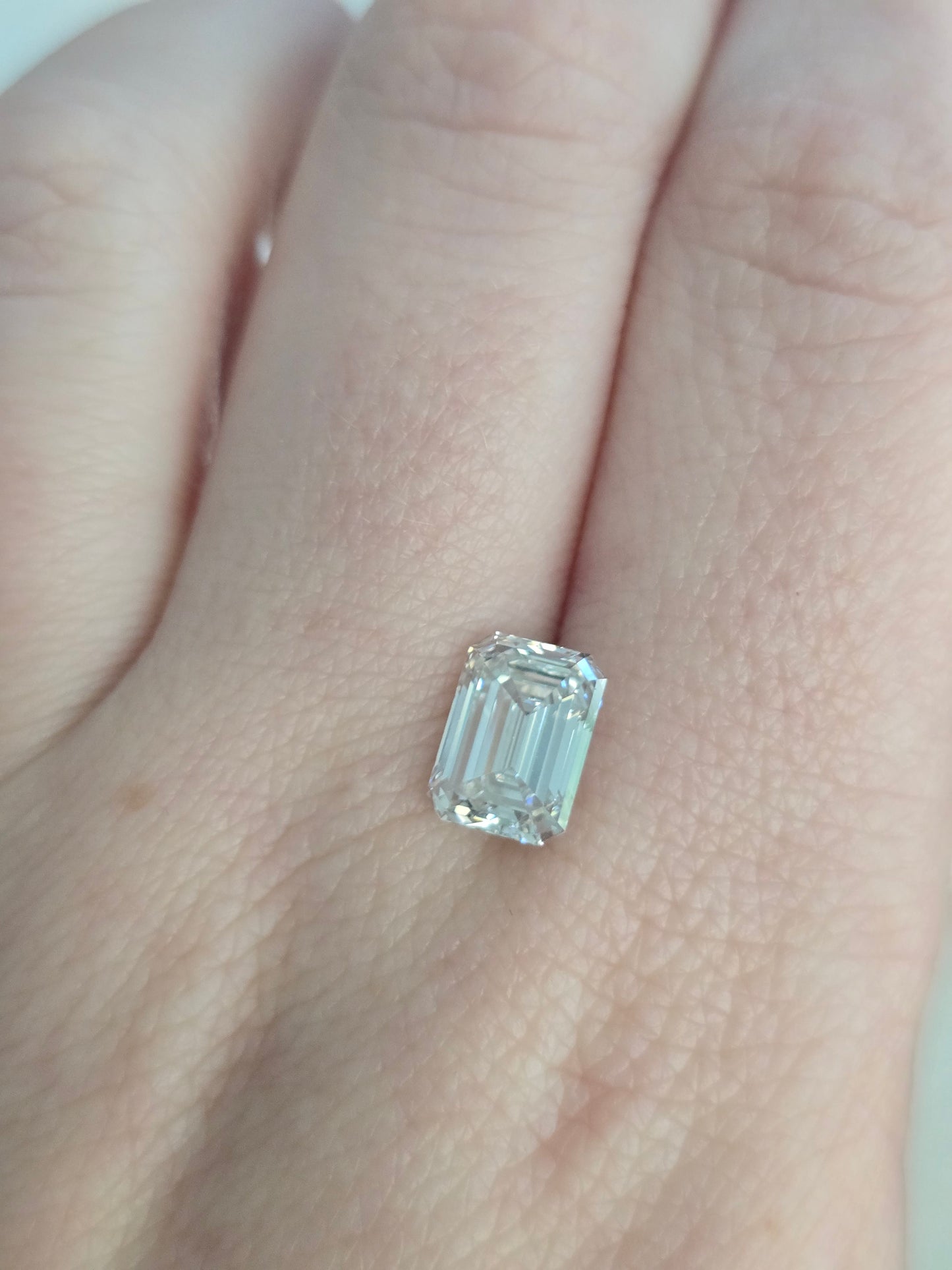 2.46ct Emerald Cut Lab Grown Diamond with IGI Report