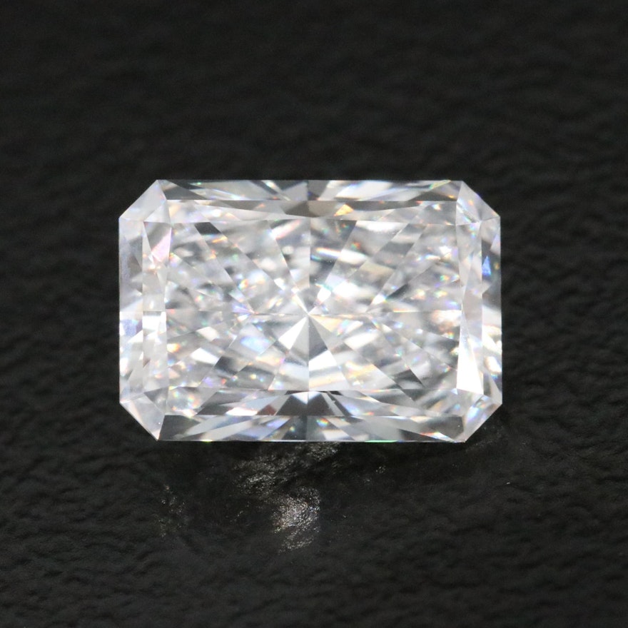 Loose 2.09 CT Cut Cornered Rectangular Lab Grown Diamond with IGI Report