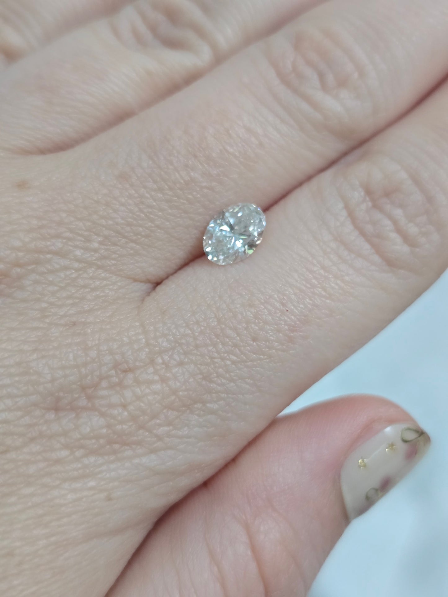 1.07ct Oval Lab Grown Diamond