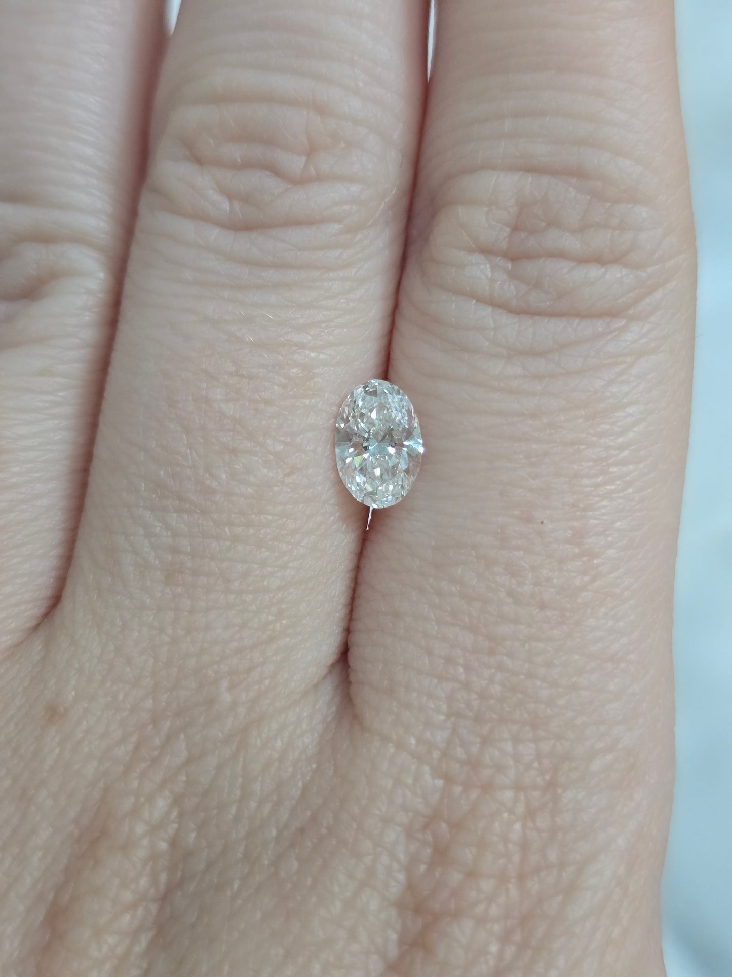 0.88ct Oval Lab Grown Diamond