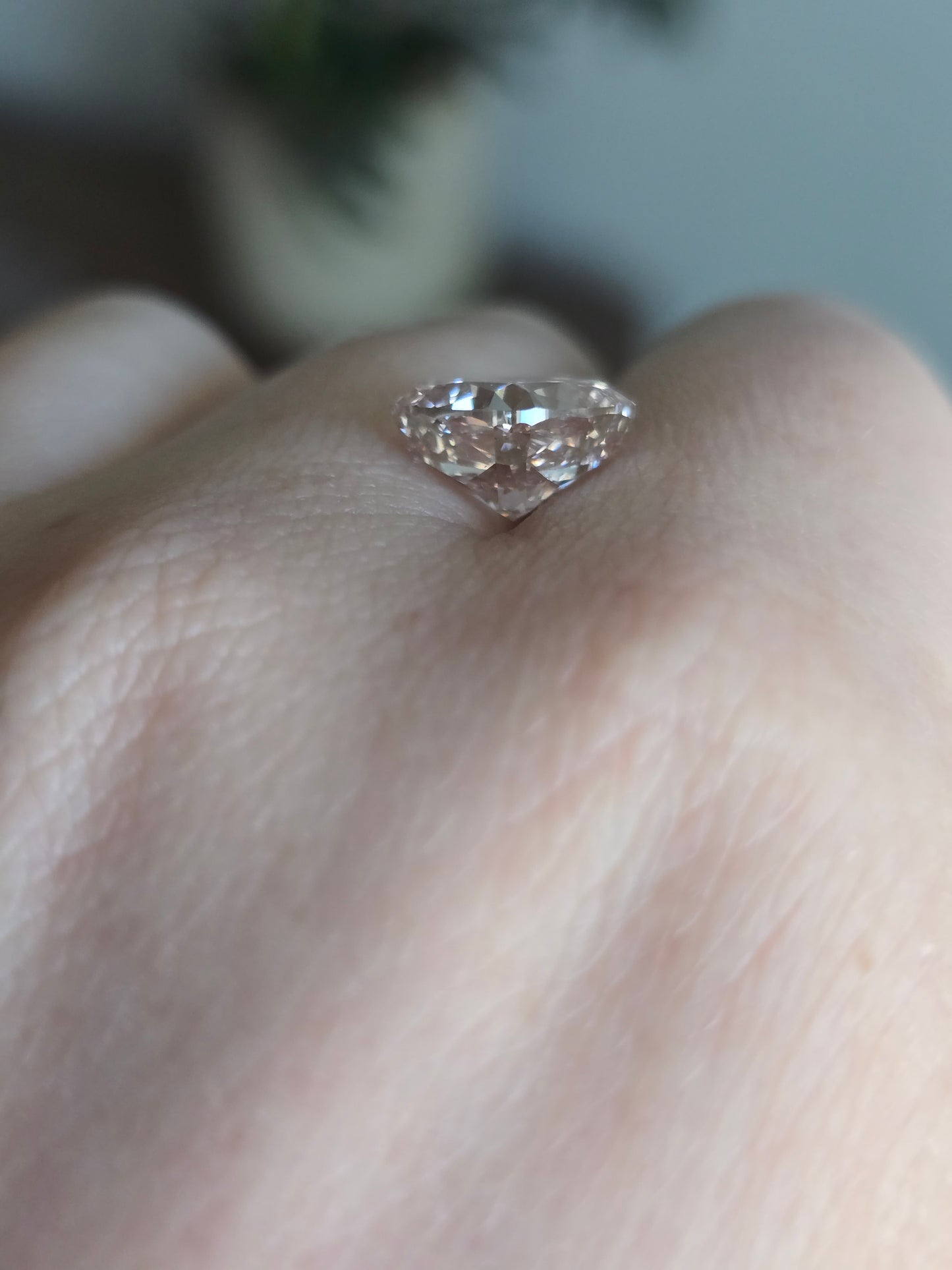 5.09ct Fancy Pink Cushion Lab Grown Diamond