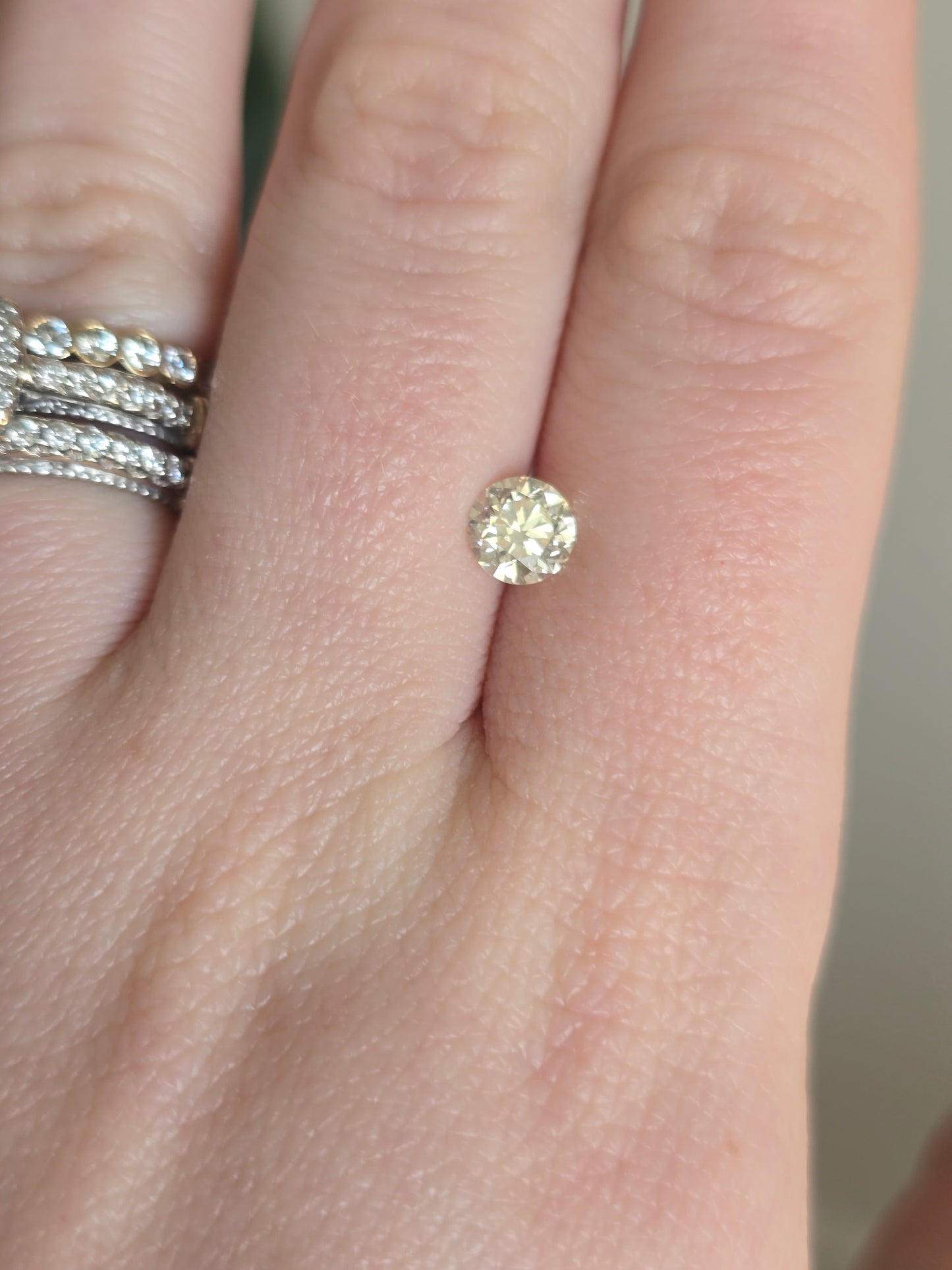 Loose 0.77ct GIA Certified Round Brilliant Diamond