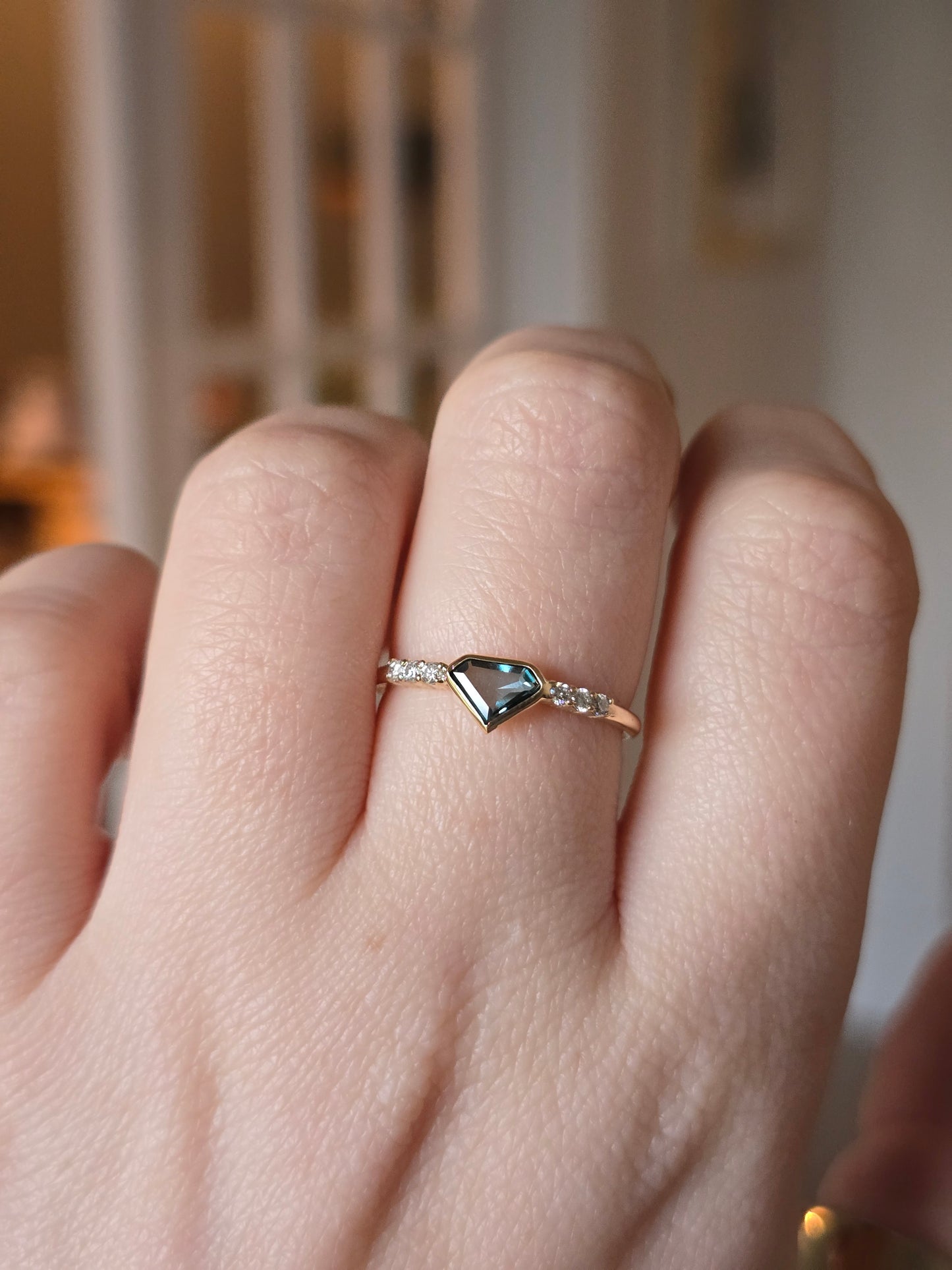 10k Lab Diamond Ring