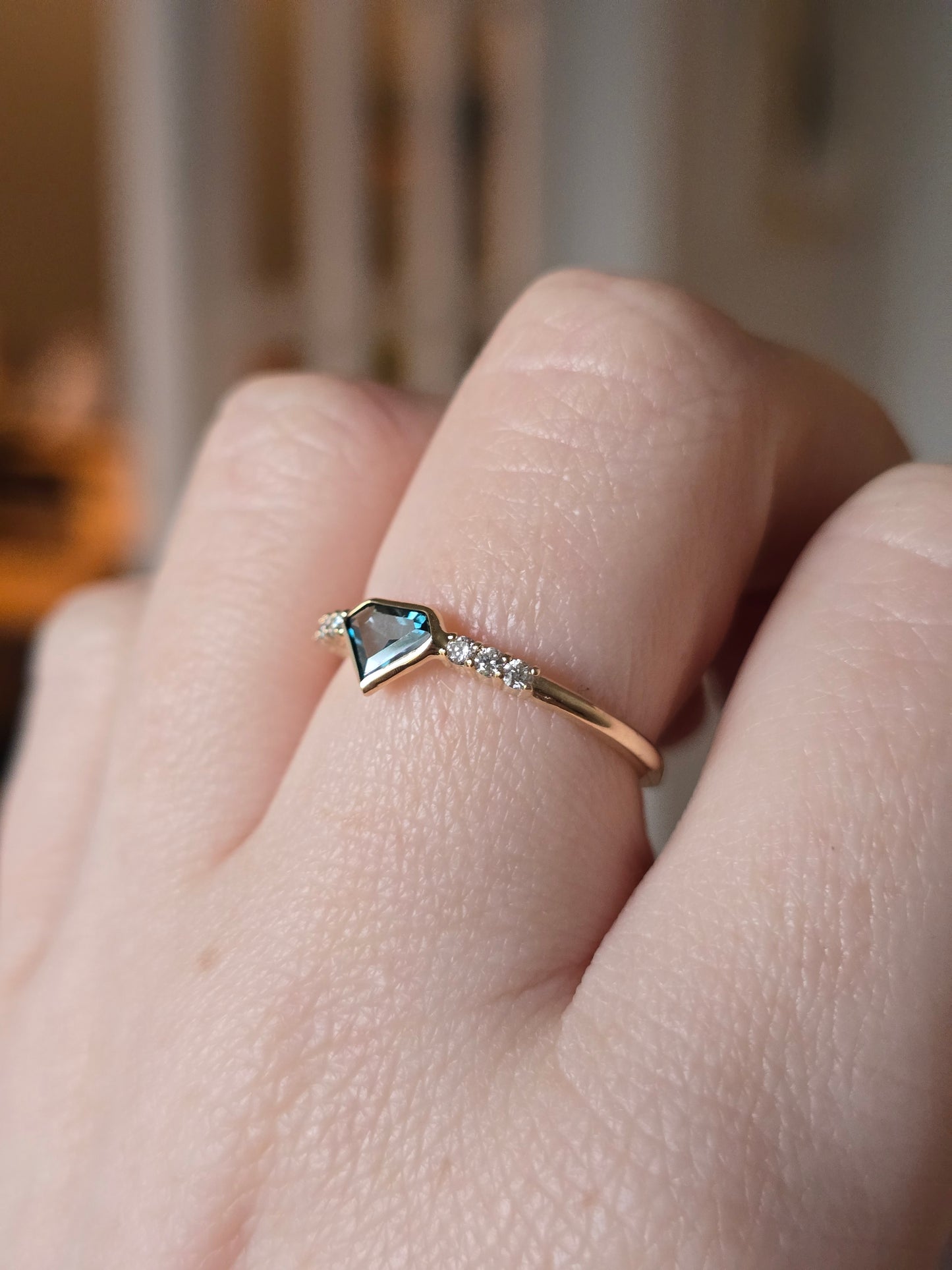 10k Lab Diamond Ring