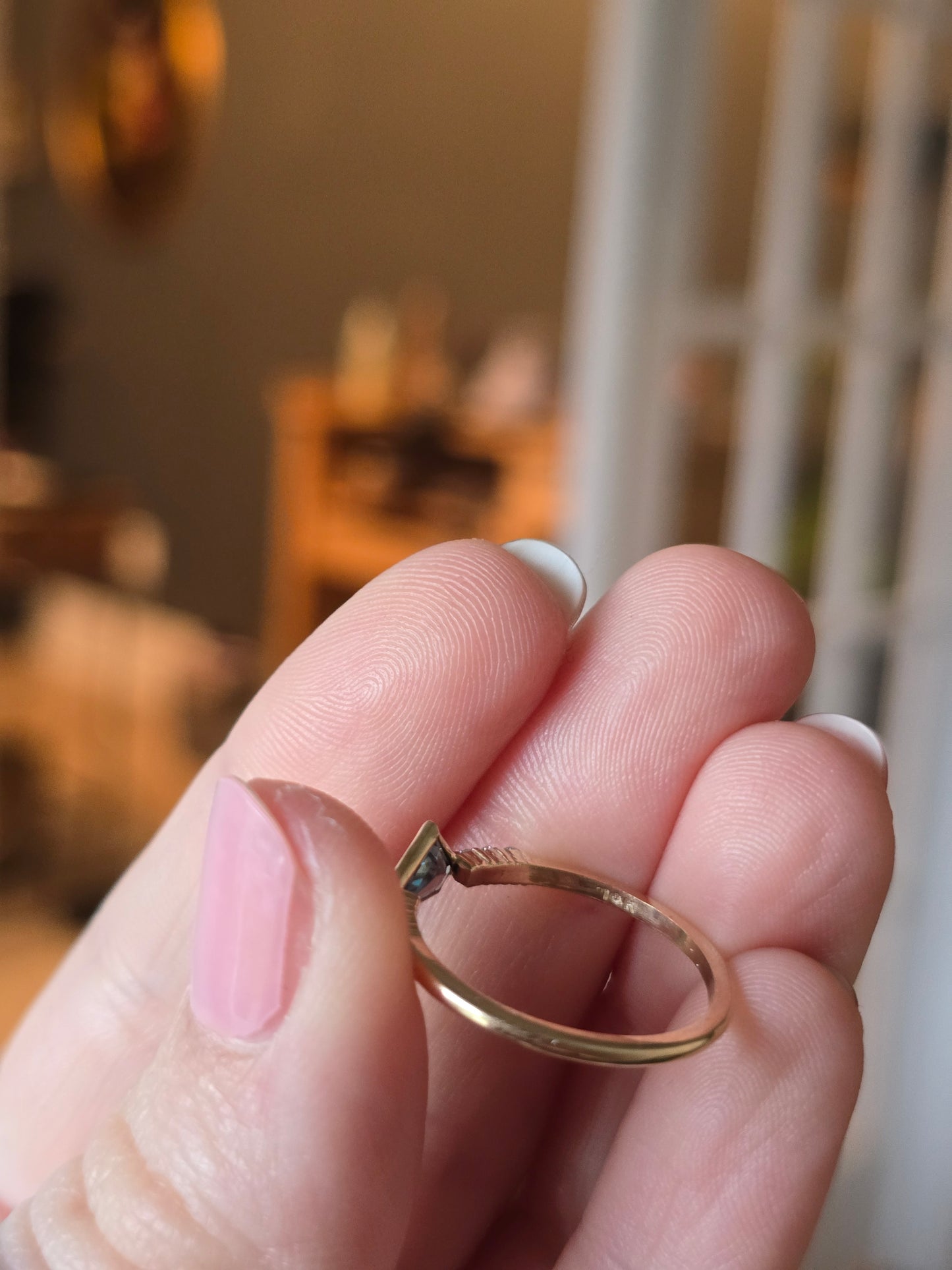 10k Lab Diamond Ring