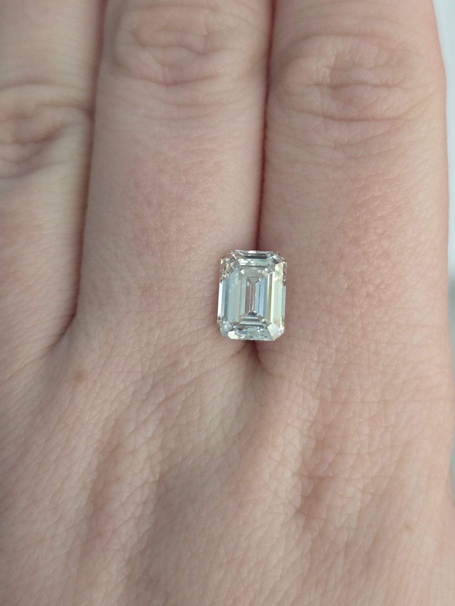 2.46ct Emerald Cut Lab Grown Diamond with IGI Report