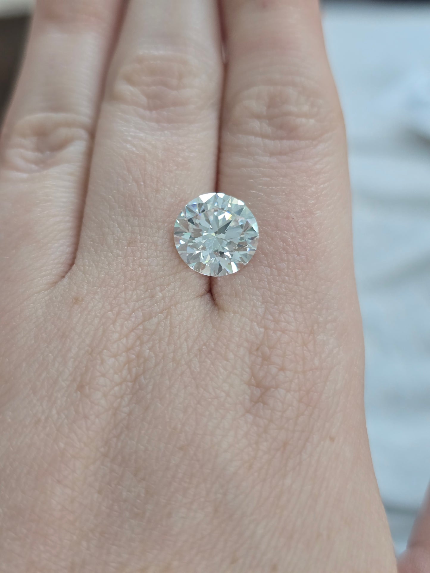 5.07ct Round Lab Diamond