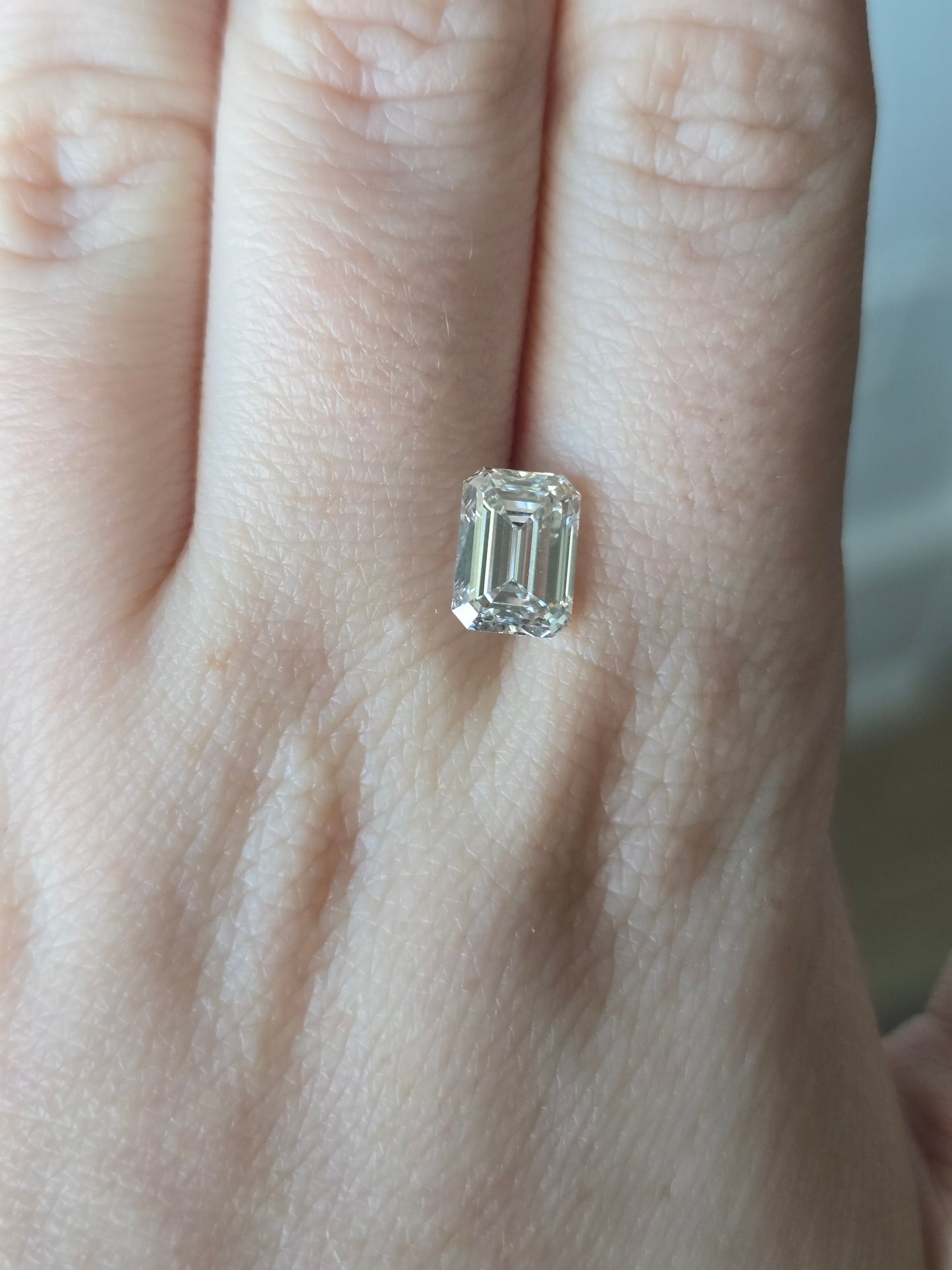 2.54ct Emerald Cut Lab Grown Diamond with IGI Report