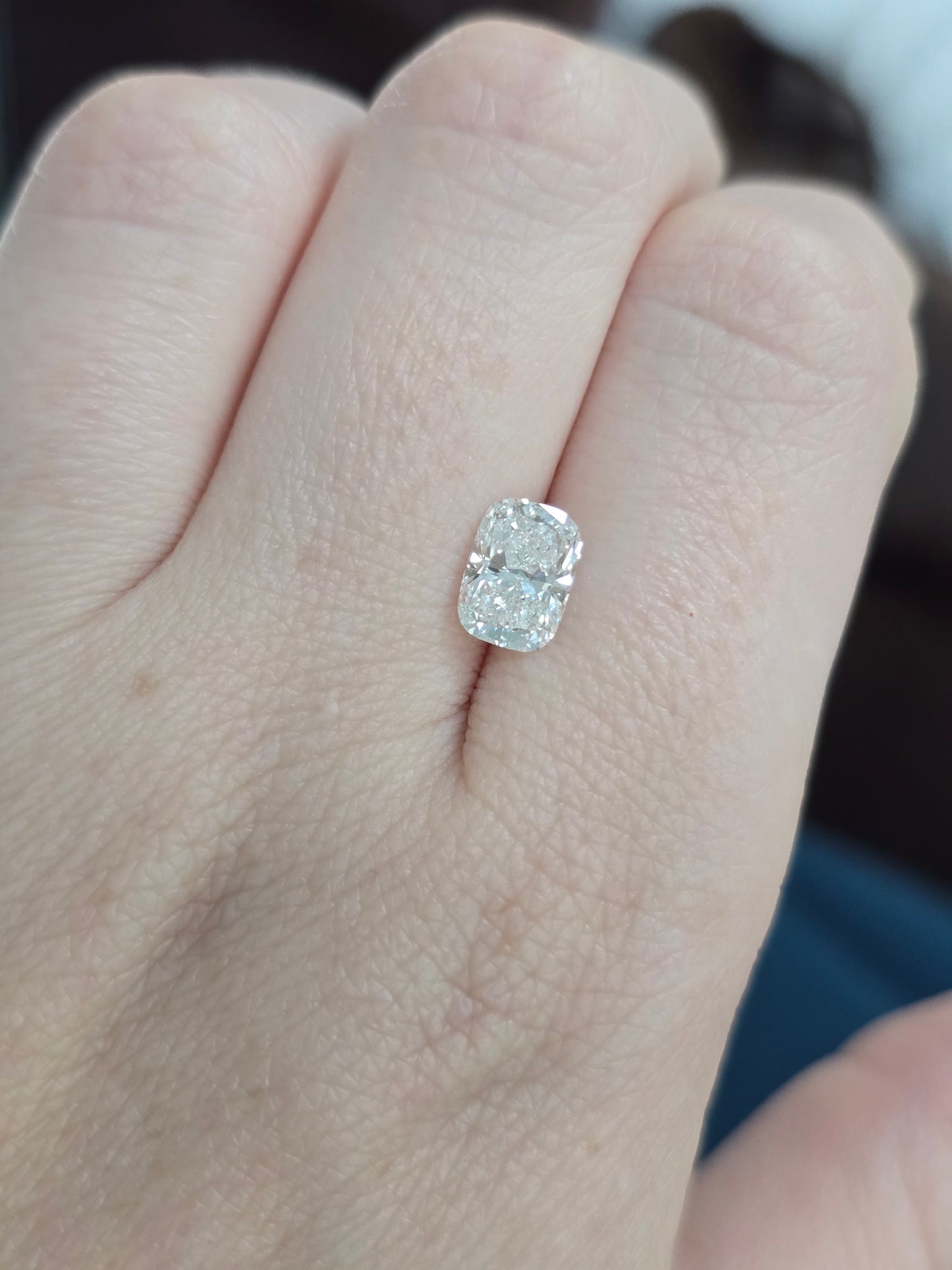 1.52ct Cushion Lab Grown Diamond with IGI Report
