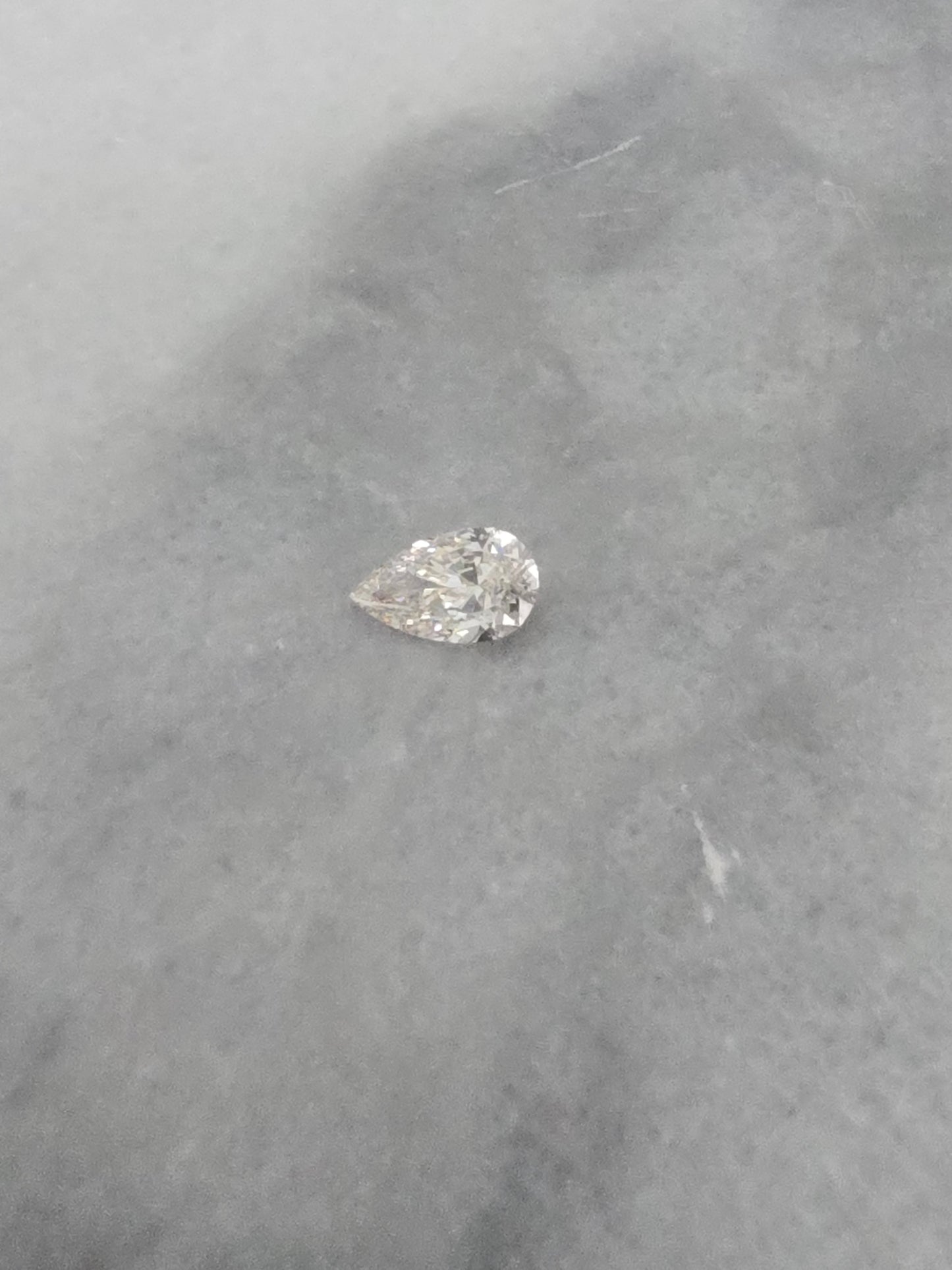 Loose 0.51ct Natural GIA Certified Pear Diamond