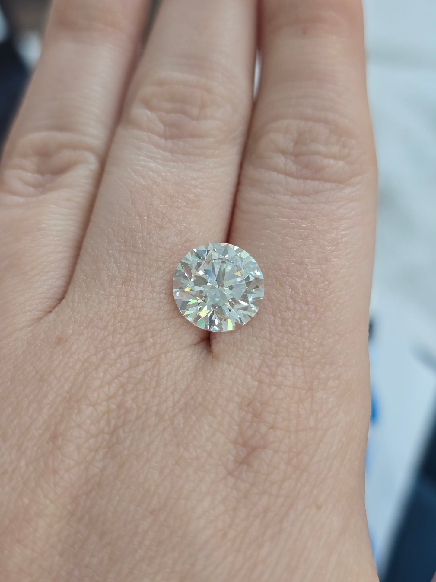 5.07ct Round Lab Diamond