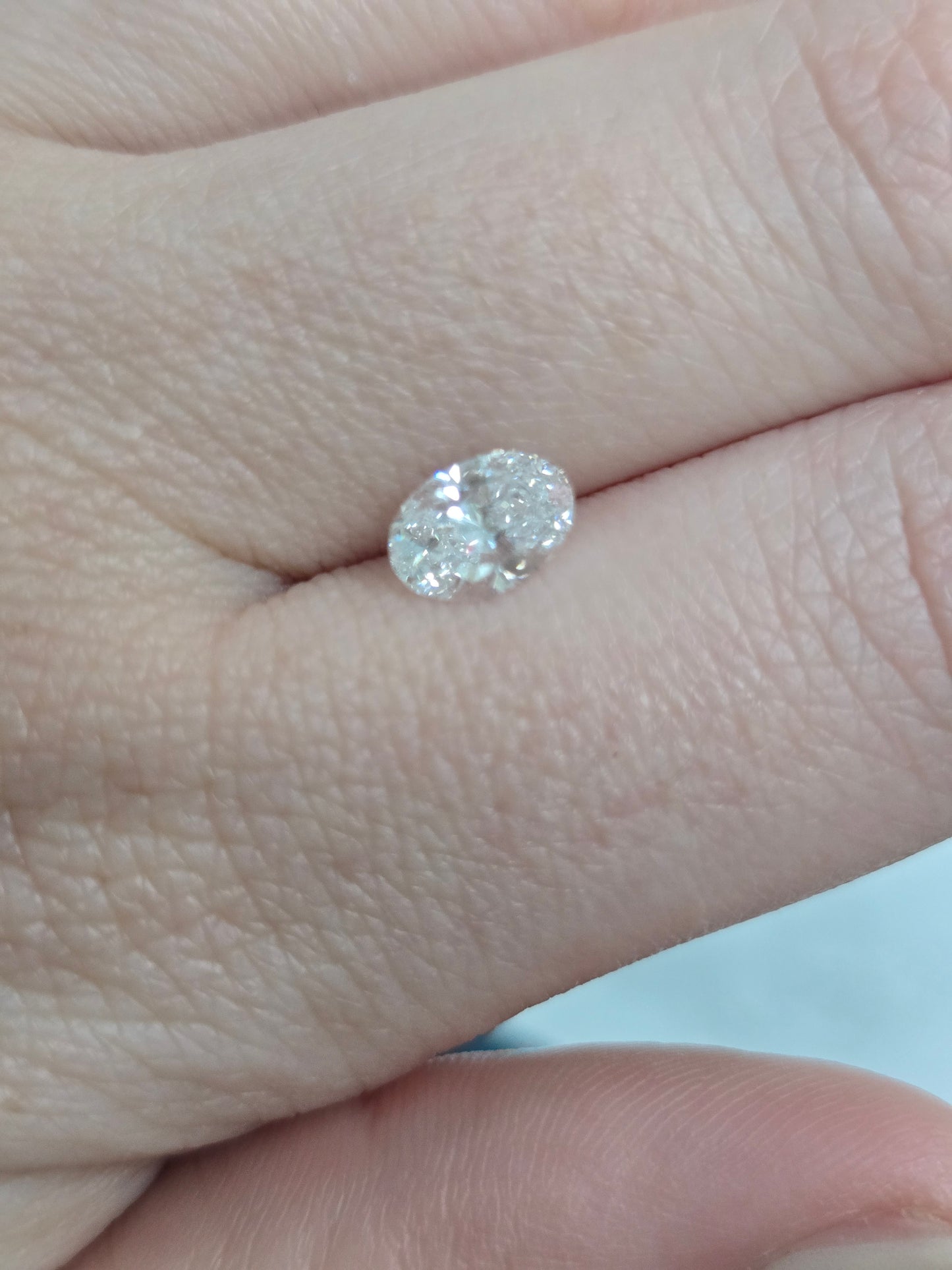 0.88ct Oval Lab Grown Diamond
