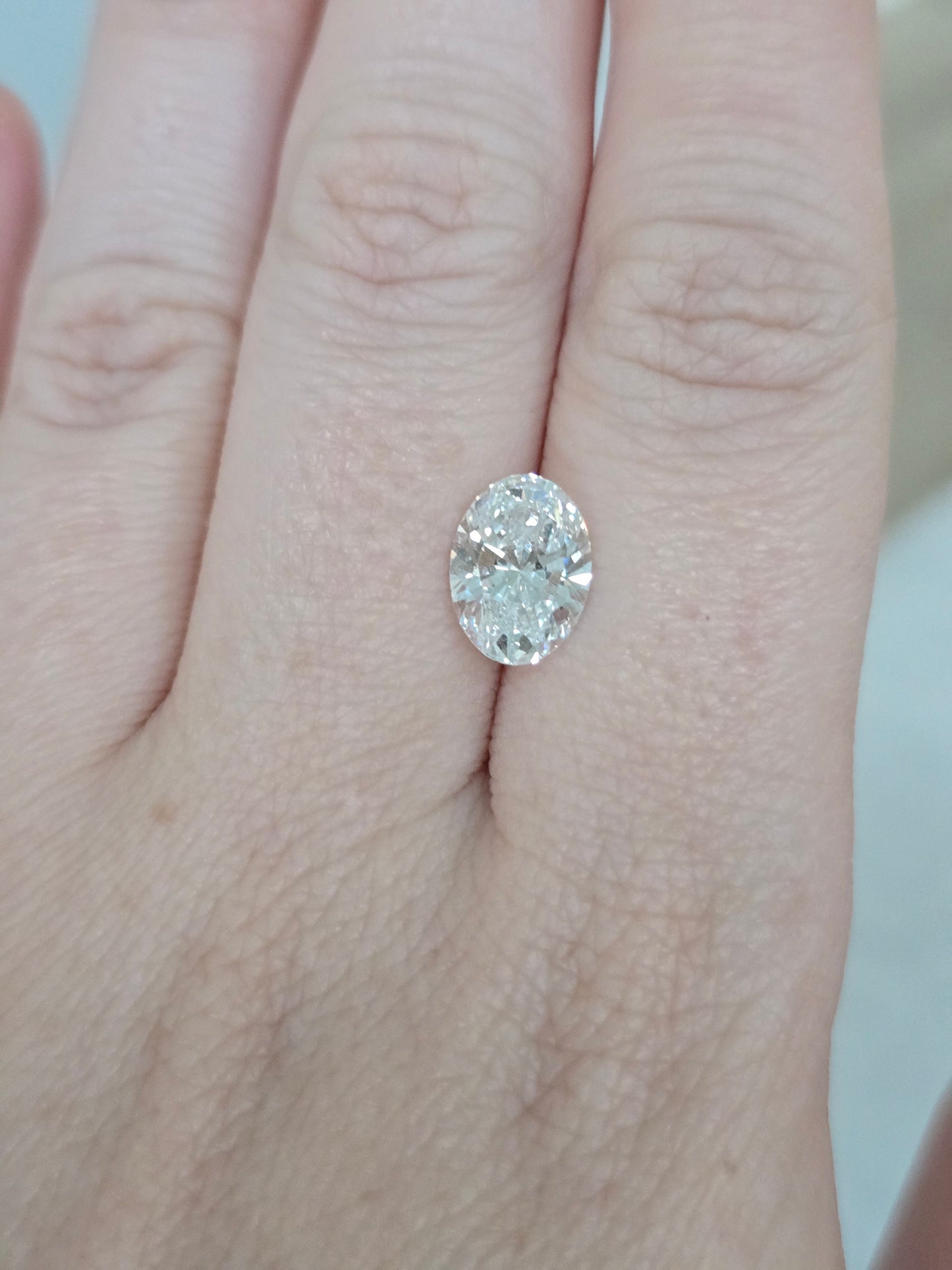 2.38 CT Oval Lab Grown Diamond with IGI Report