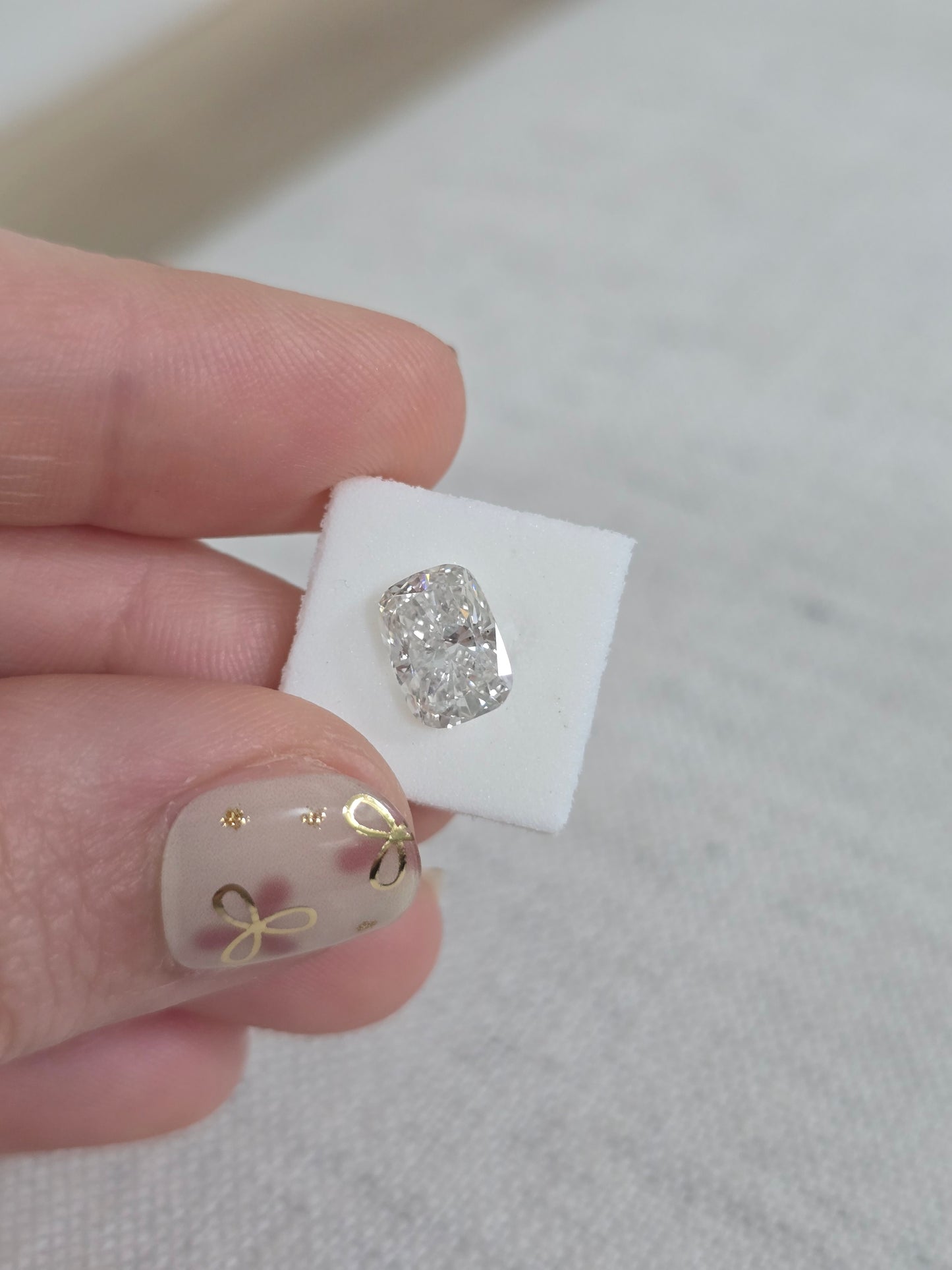 1.76ct Cushion Lab Grown Diamond with IGI Report