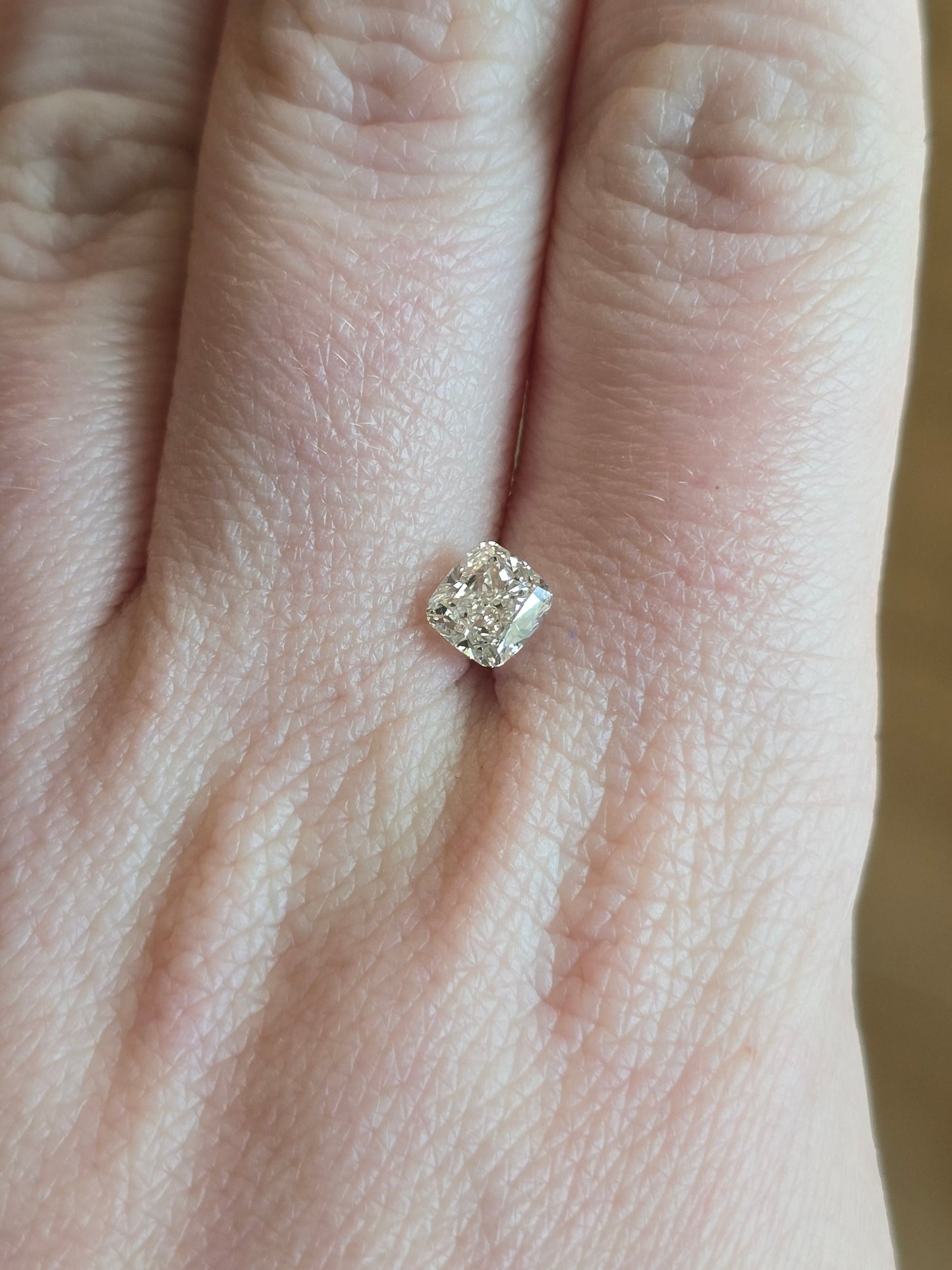Loose 0.90ct Natural GIA Certified Cushion Diamond