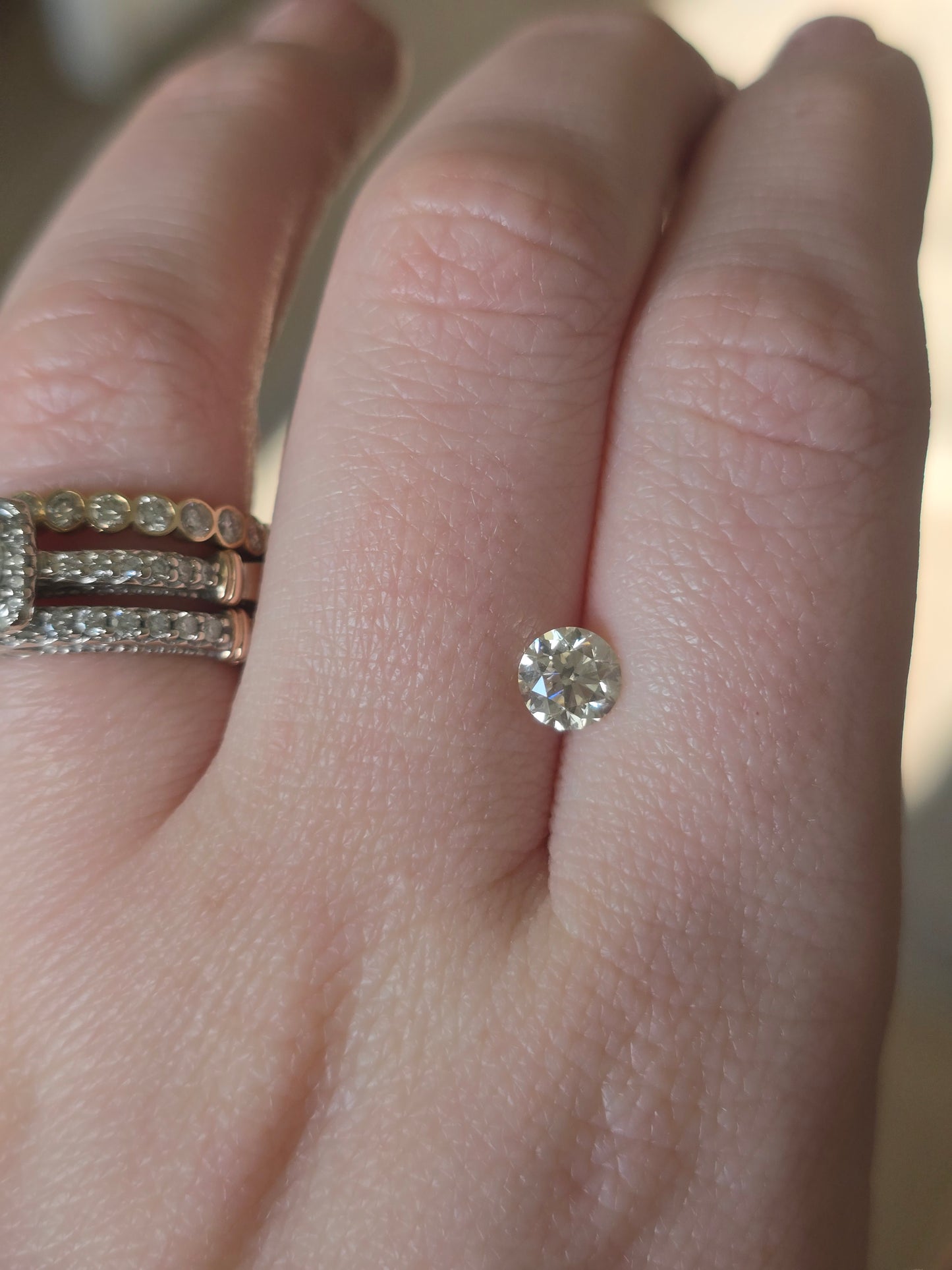 Loose 0.77ct GIA Certified Round Brilliant Diamond