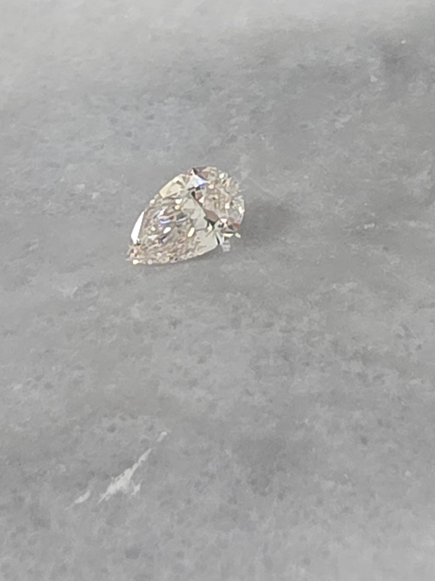 Loose 0.51ct Natural GIA Certified Pear Diamond