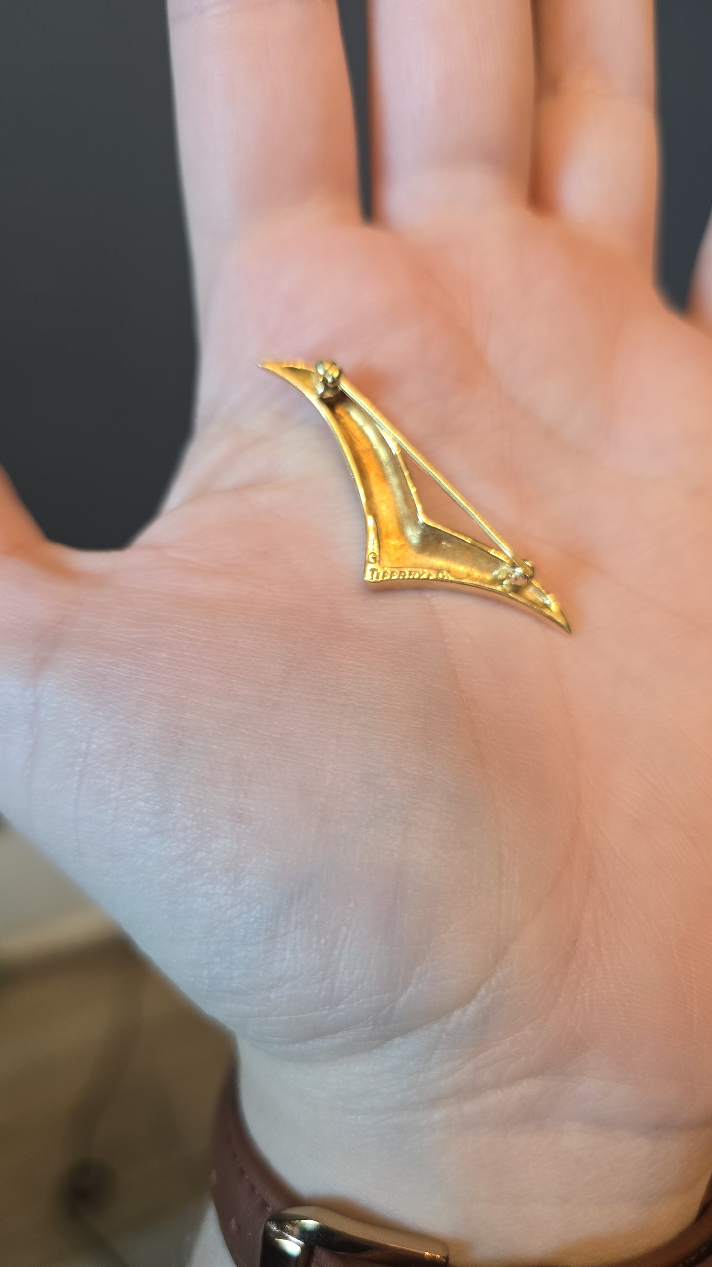 Tiffany & Co. 18K Seagull Brooch