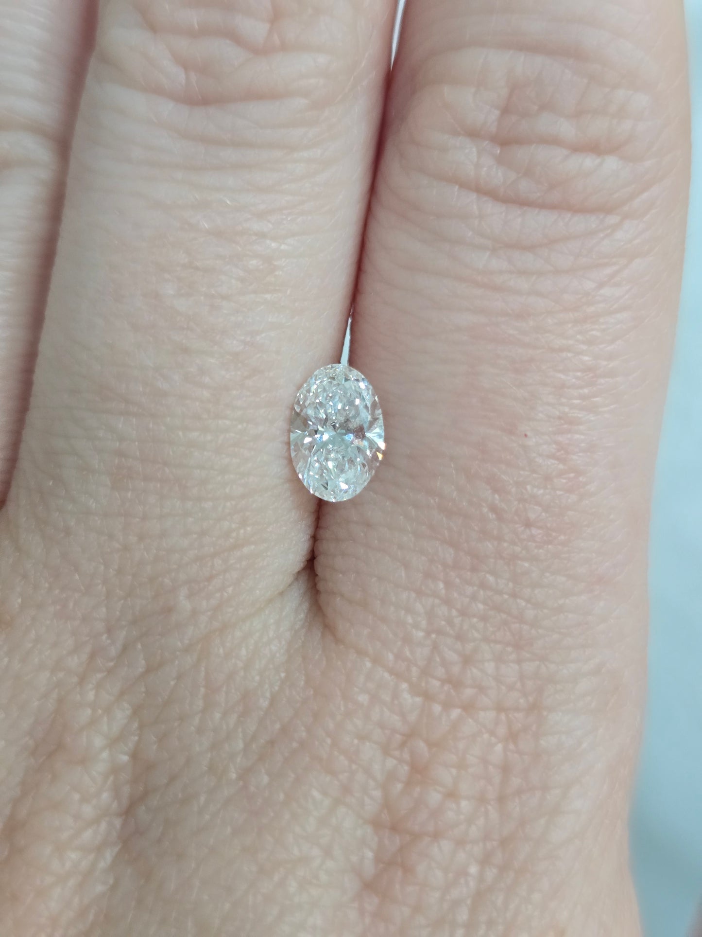 0.88ct Oval Lab Grown Diamond