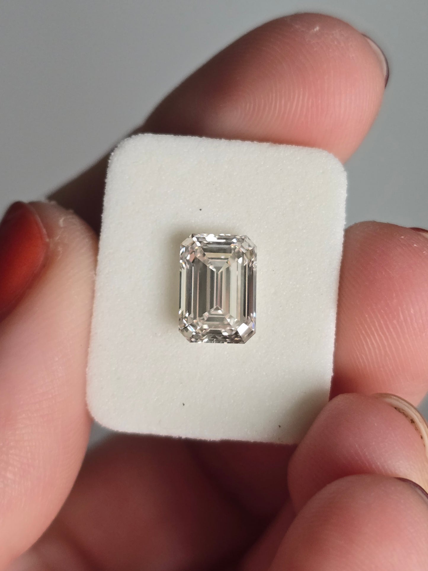 2.45ct Emerald Cut Lab Grown Diamond with IGI Report