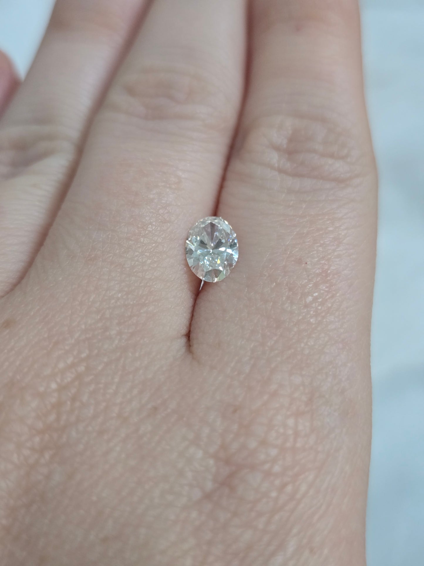 1.07ct Oval Lab Grown Diamond