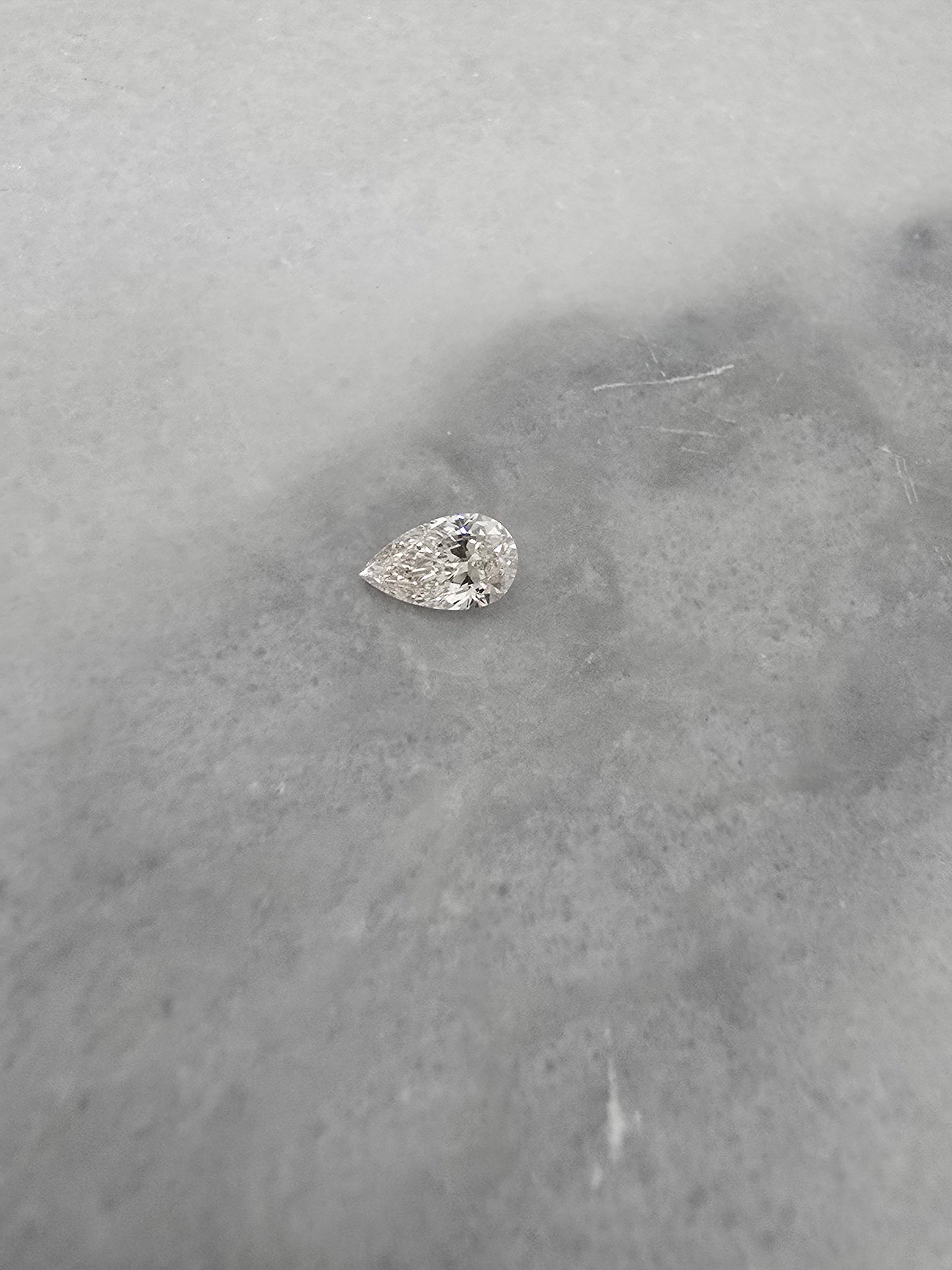Loose 0.51ct Natural GIA Certified Pear Diamond