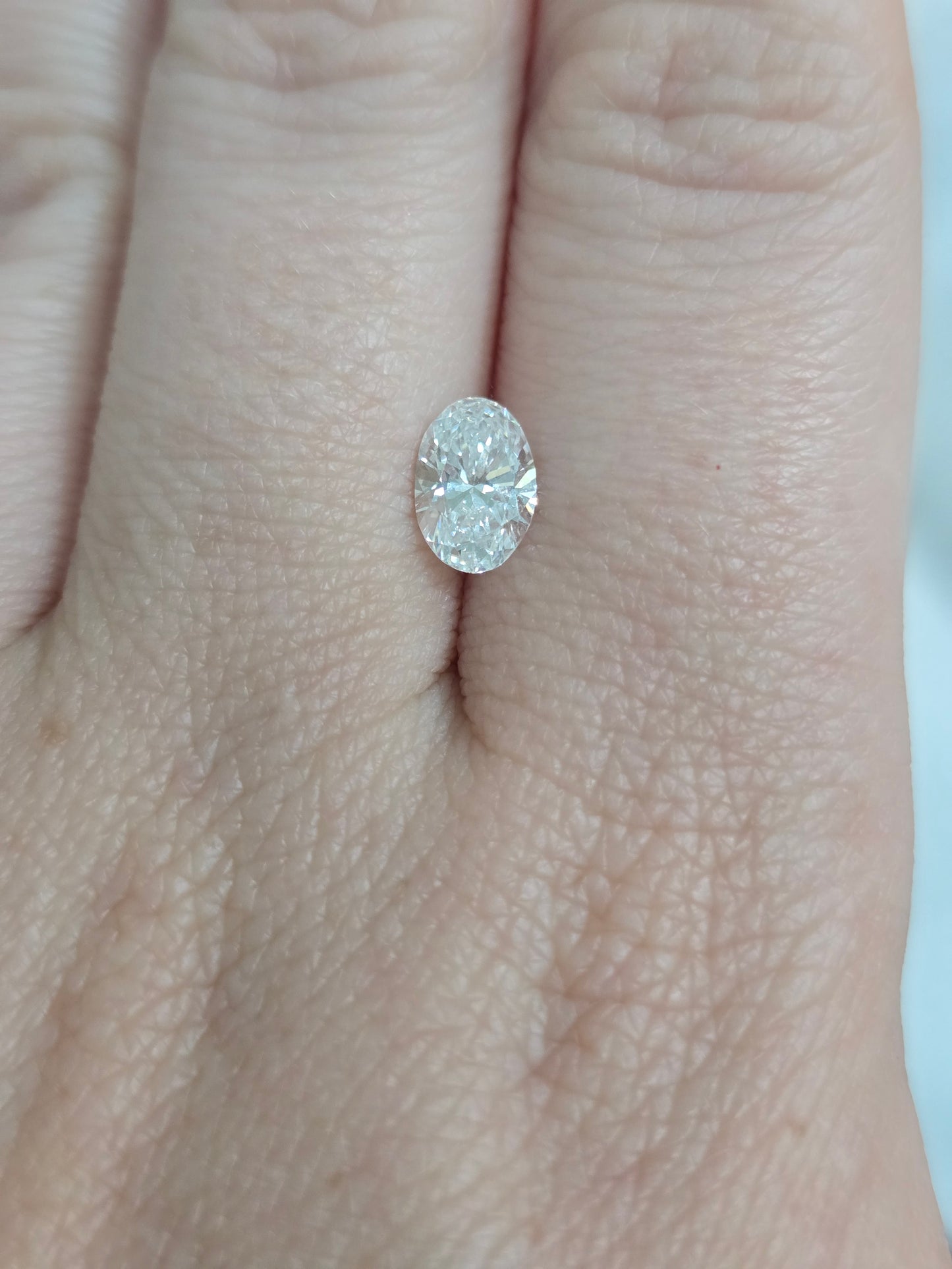 0.88ct Oval Lab Grown Diamond