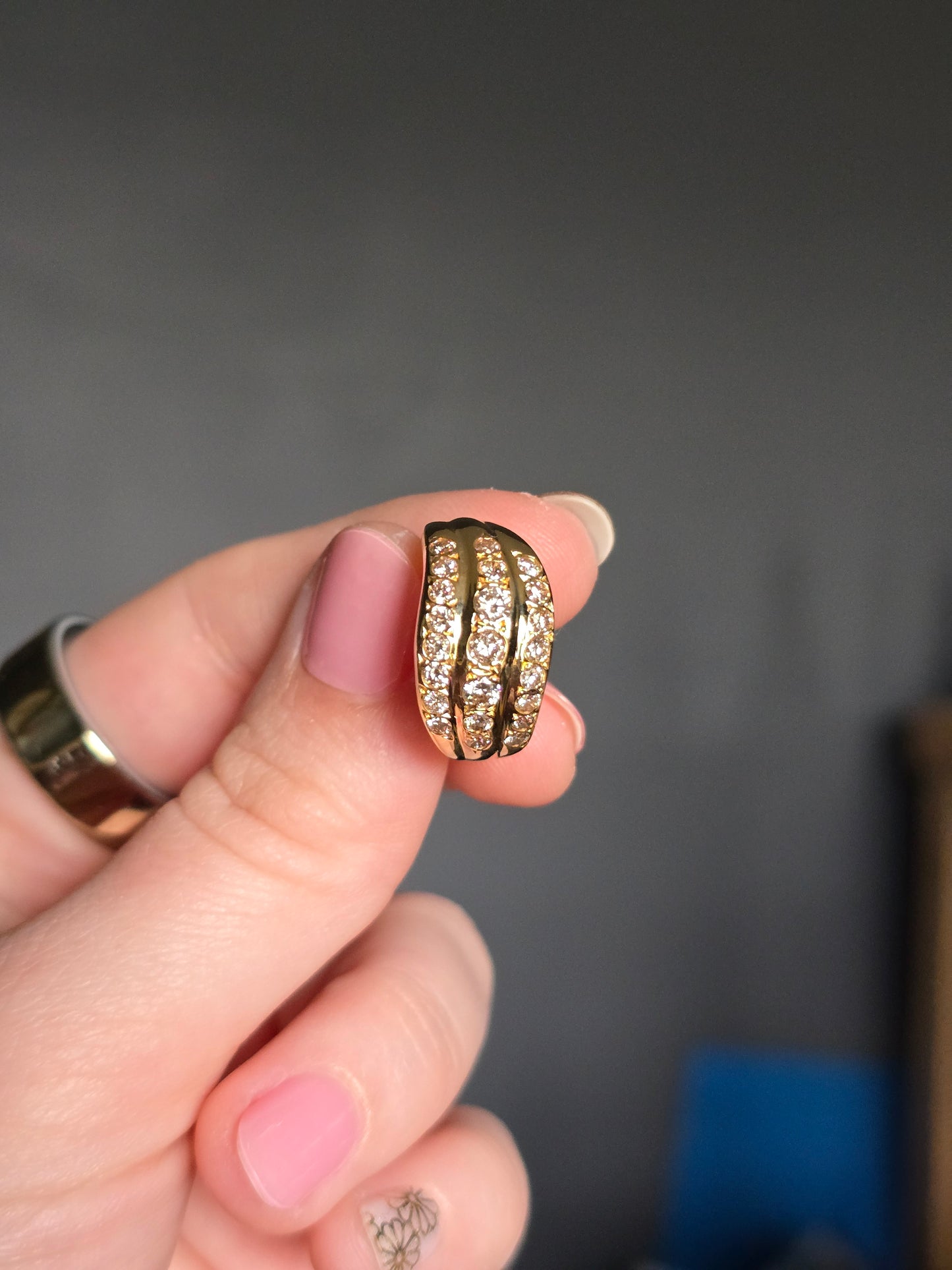 18k Yellow Gold 1ct Natural Diamond Ring