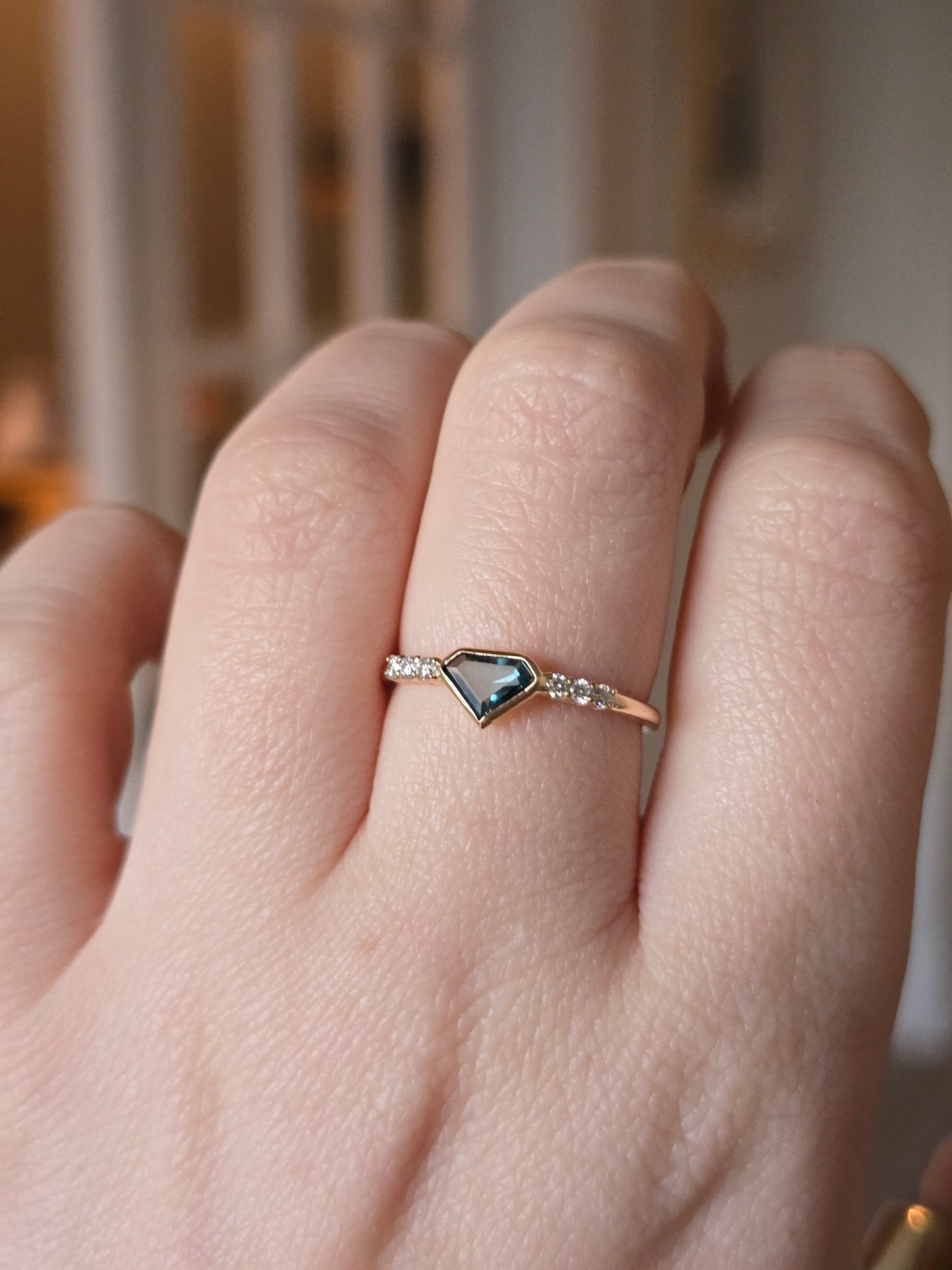 10k Lab Diamond Ring