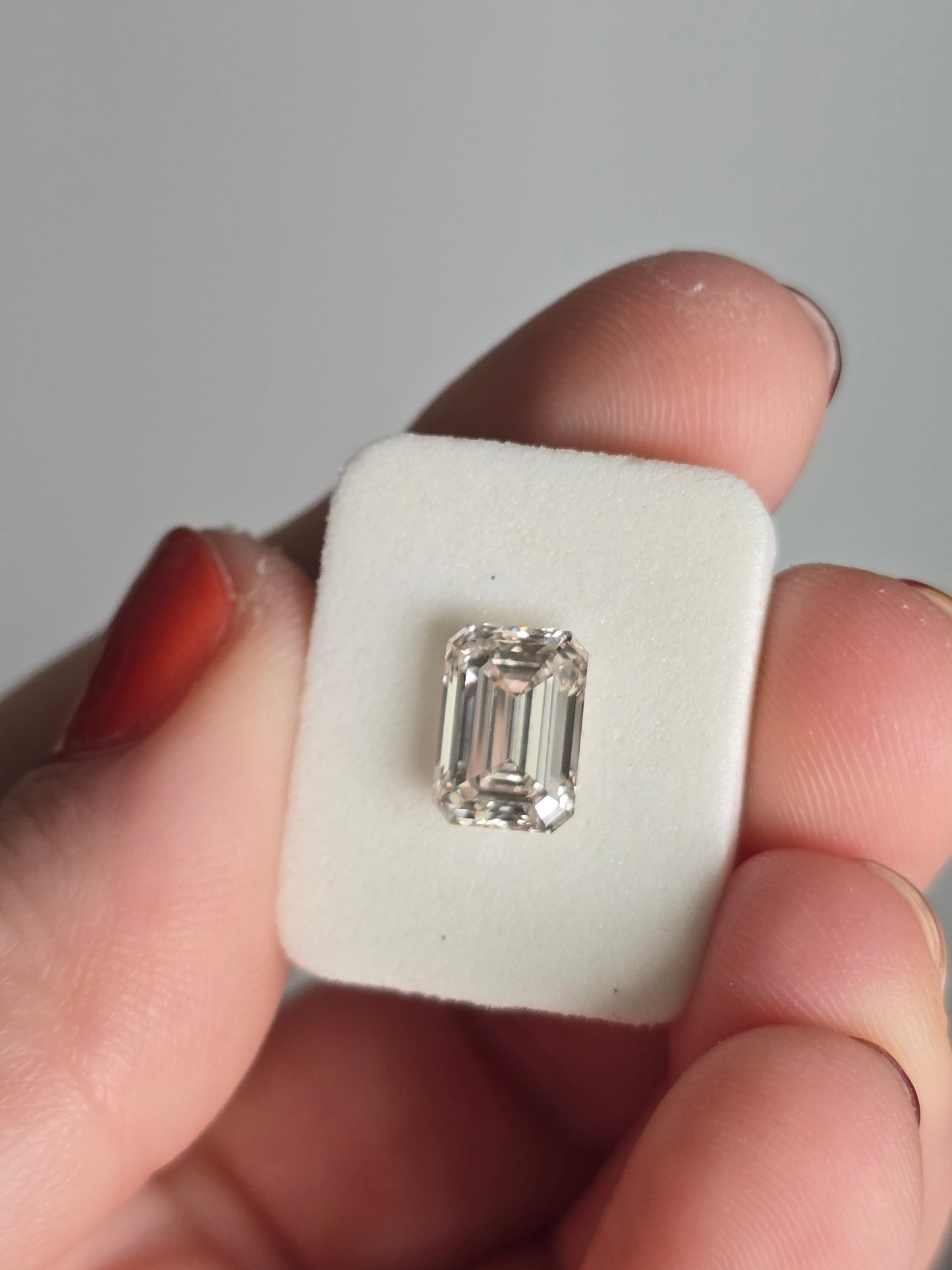 2.45ct Emerald Cut Lab Grown Diamond with IGI Report