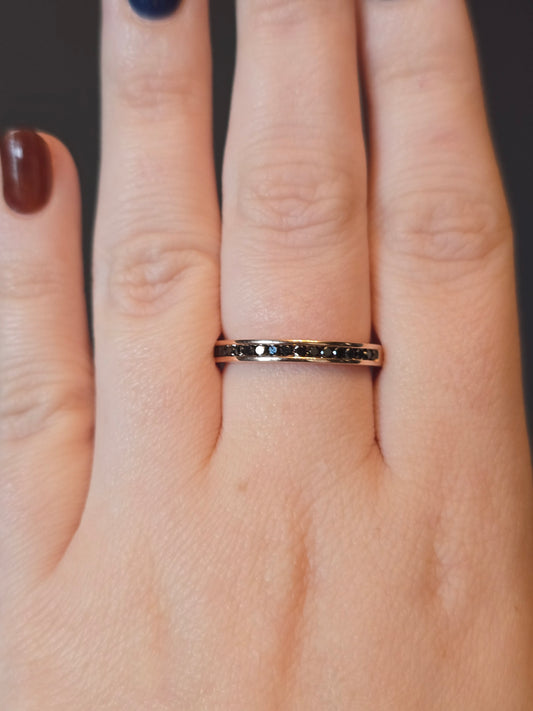 14K 0.25 CTW Fancy Color Diamond Ring in Rose Gold