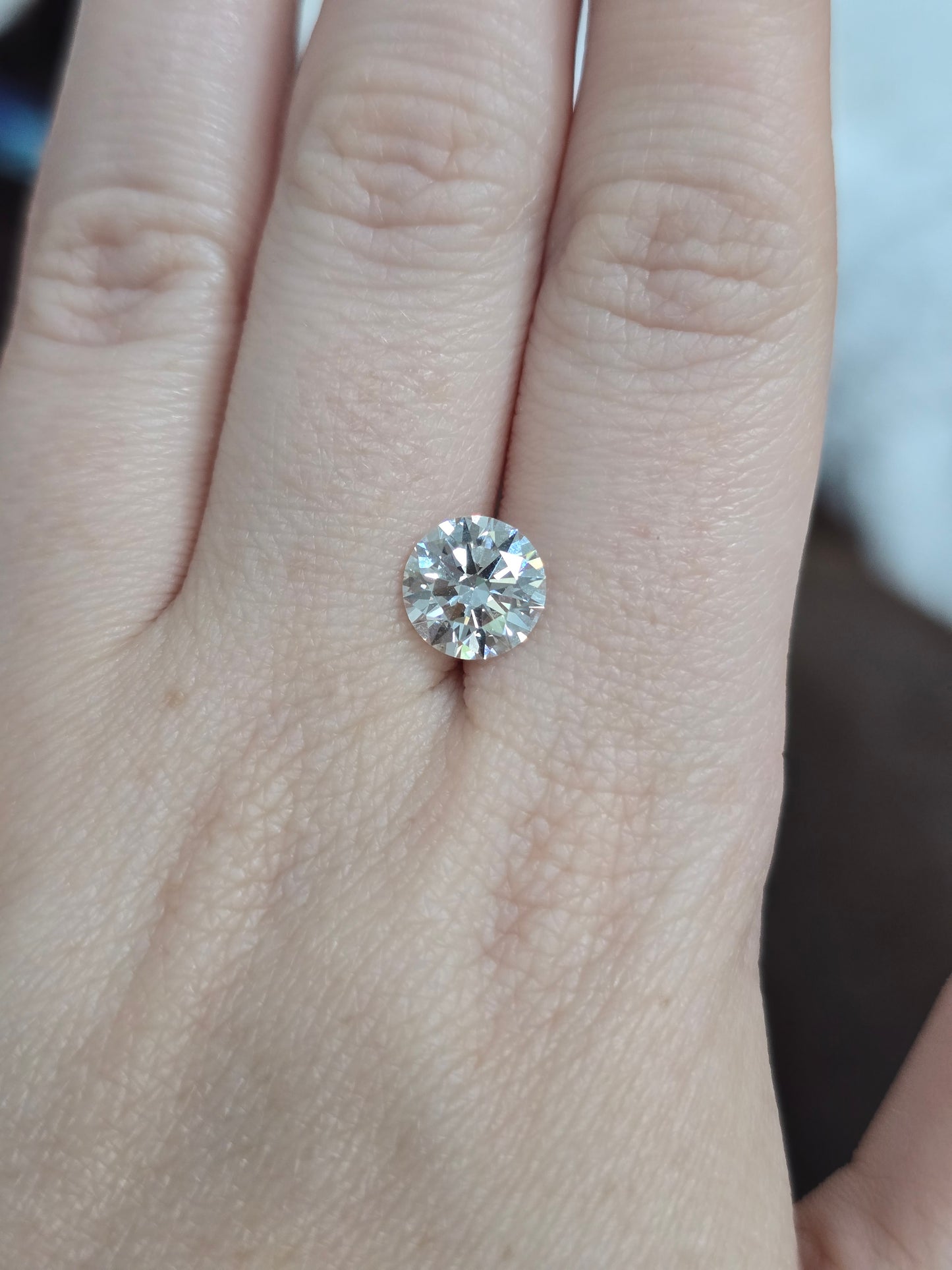 Loose 2.42 CT Round Lab Grown Diamond