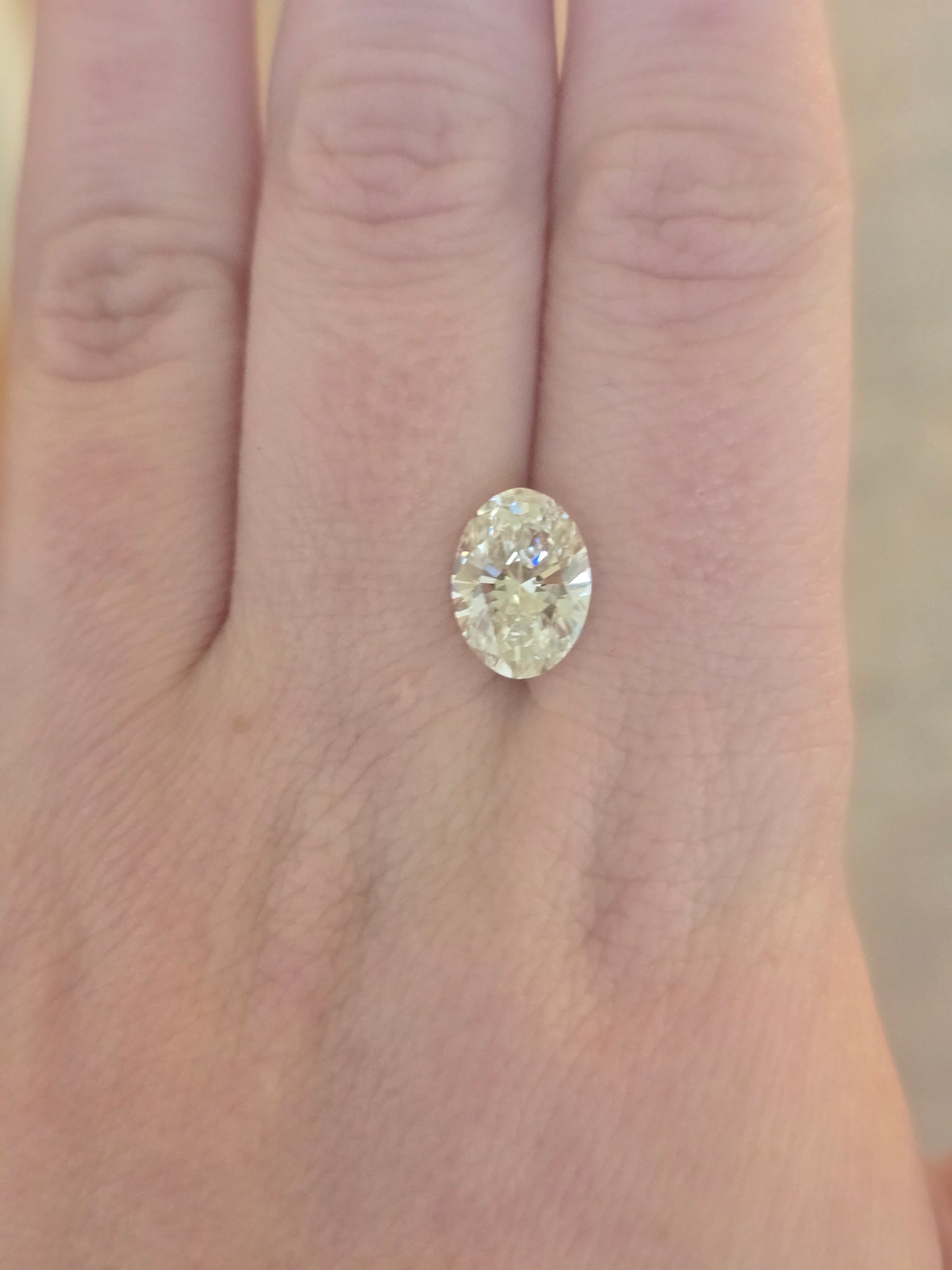 3.01ct Oval Lab Diamond with IGI Report