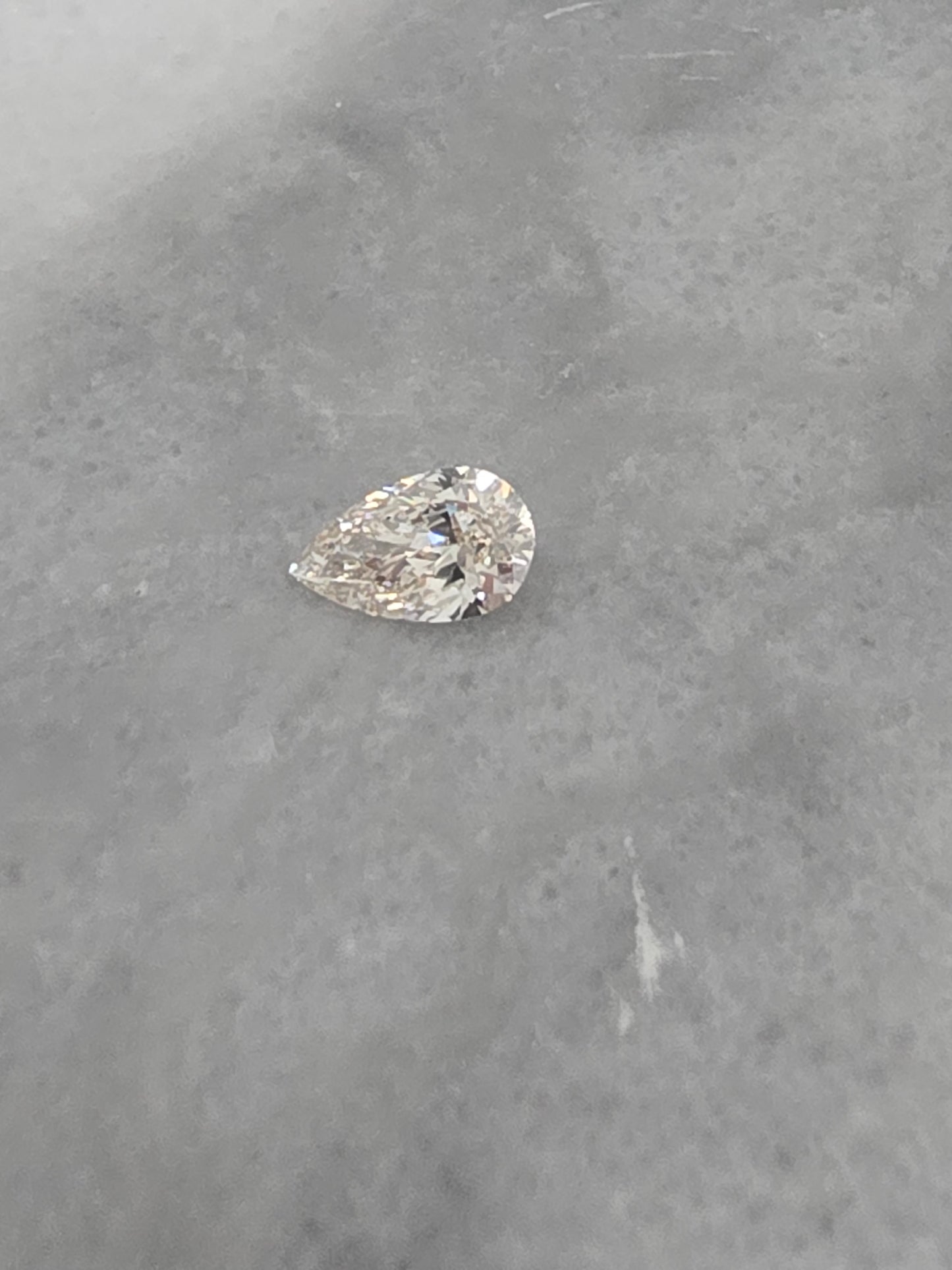 Loose 0.51ct Natural GIA Certified Pear Diamond