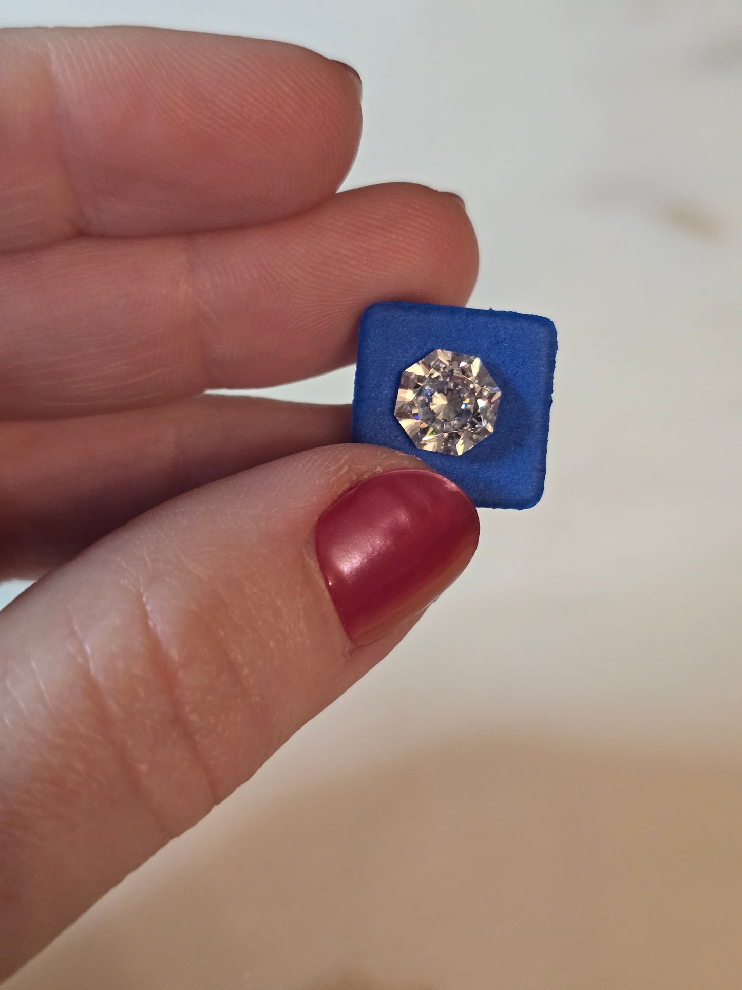2.131ct Modified Octagon Cut Lab Diamond